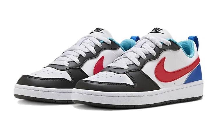 (GS) Nike Court Borough Low Recraft 'White Red Black Blue' HF0742-161