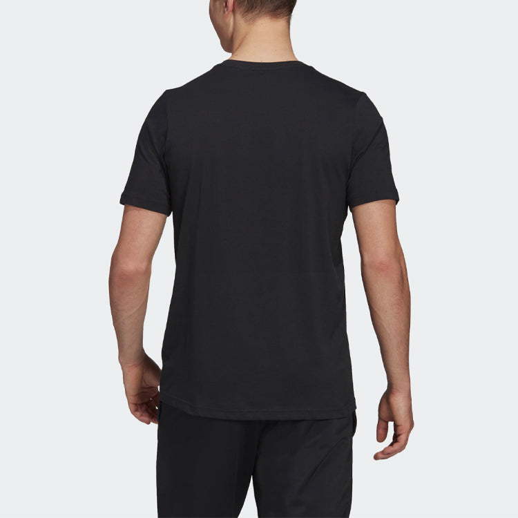 adidas x Disney M Dsny Ftbl T Funny Printing Sports Round Neck Short Sleeve Black GL3204