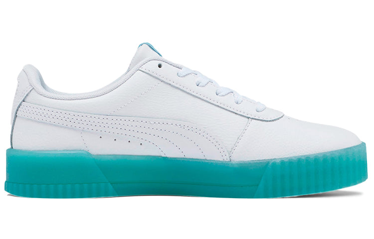 (WMNS) PUMA Carina Chrystal White/Green 373776-01