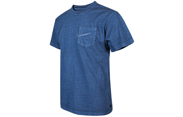 Nike AS M NK SB Tee PKT Round Neck Short Sleeve Navy Blue CW1467-469