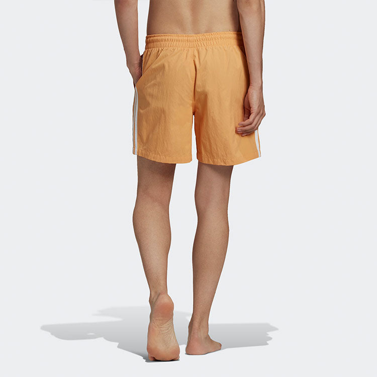adidas originals Stripe Causual Sports Short Pant Male Orange/Yellow GN3525