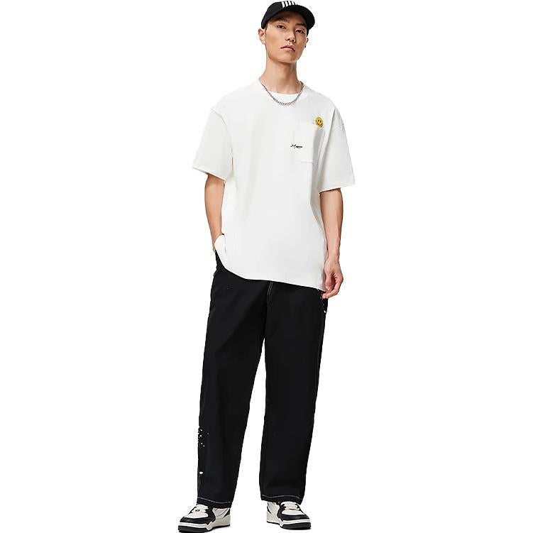Li-Ning x OG_SLICK Fashion Tee 'White Yellow' AHST477-3