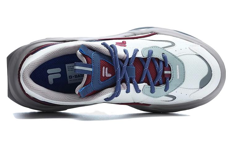 (WMNS) FILA FUSION Bianco 2 Sneakers 'White Grey Blue' T12W311302FBA