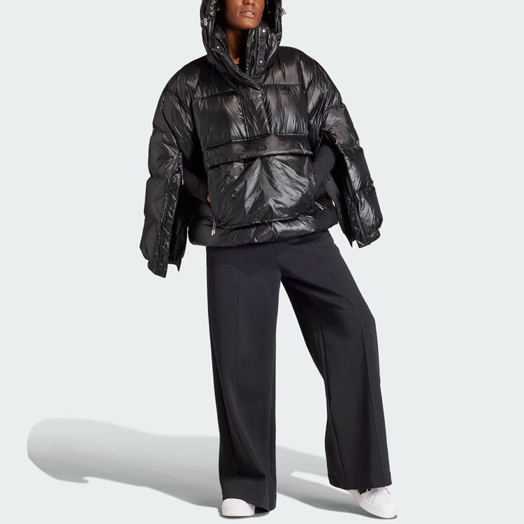 (WMNS) adidas Puffed Throw-Over Jacket 'Black' IR7115