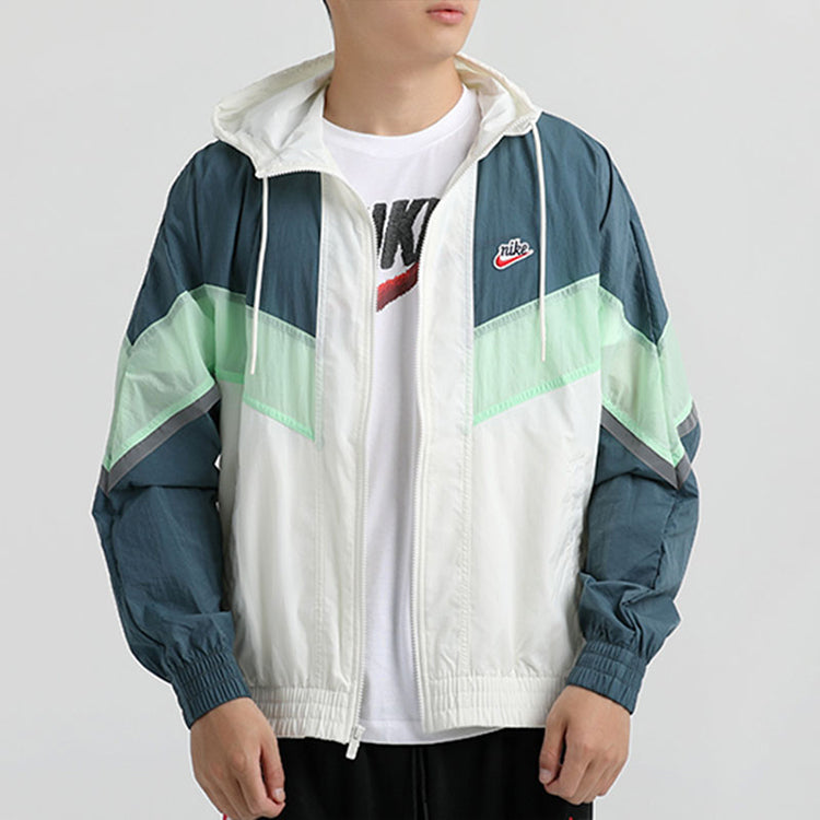 Nike Sportswear Windrunner+ Hooded Jacket Men White CZ0782-133