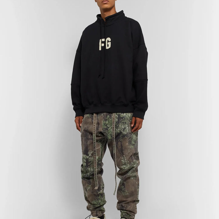 Fear of God FW19 Mock Neck FG Pullover Sweatshirt FOG-FW19-39