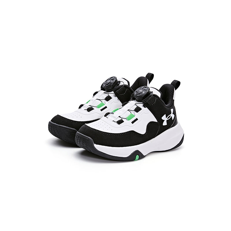 (GS) Under Armour Sportswear Sneakers 'Black White' 2342202-100