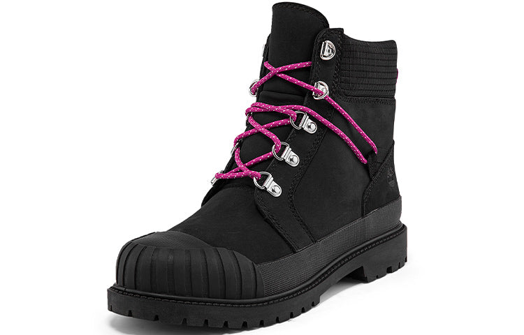 (WMNS) Timberland Holiday Luxe Waterproof Boot 'Black Nubuck' A2JWZW