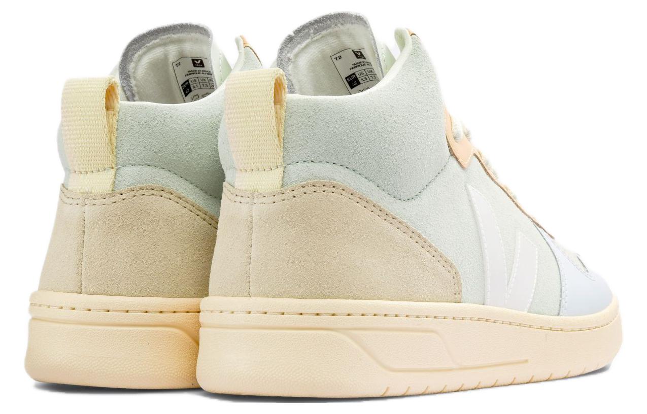 (WMNS) Veja V-15 Suede 'Jade White Multicolor' VQ0303130A