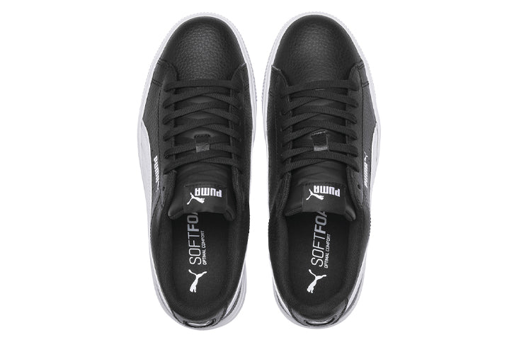 (WMNS) PUMA Vikky Stacked Casual Board Shoes Black/White 369143-08