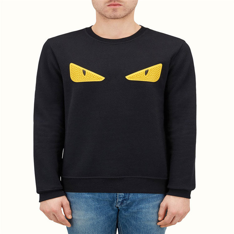 Men's FENDI Wool Cotton Sports Black FY0829SV4F0QA1