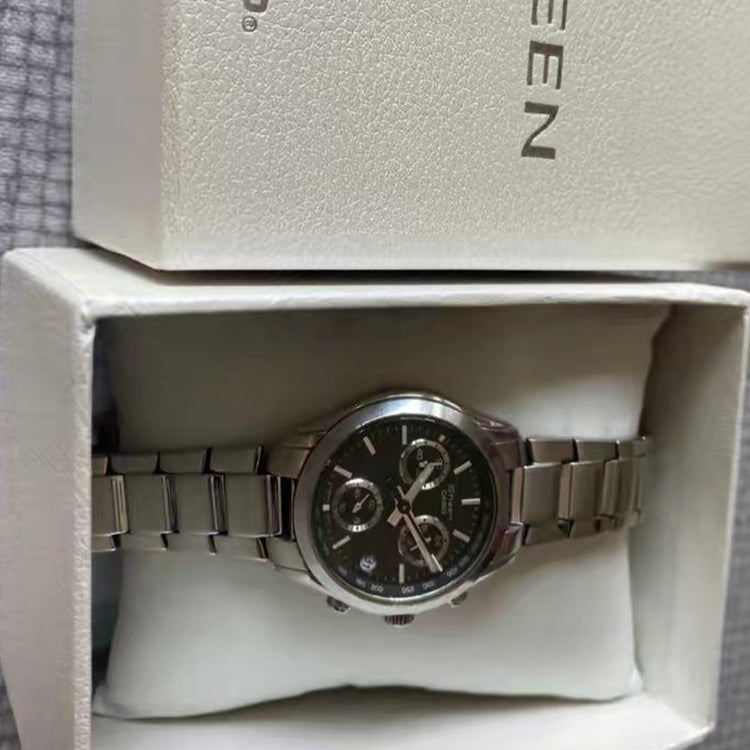 CASIO SHEENSeries es Silver/ Black Analog SHN-5000BP-1A
