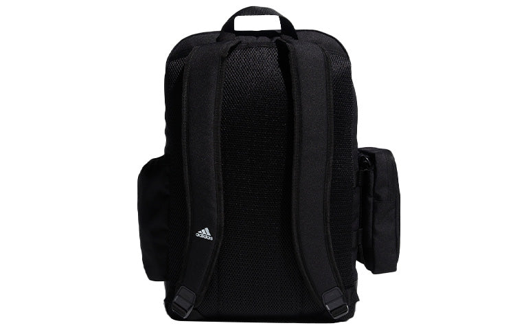 adidas Multiple Pockets Large Capacity schoolbag backpack Unisex Black HE2682