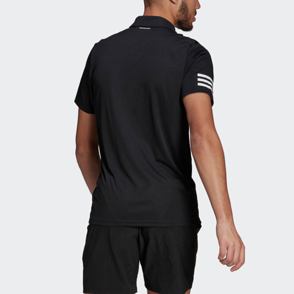 adidas Tennis Club 3-Stripes Polo Shirt Black GL5421