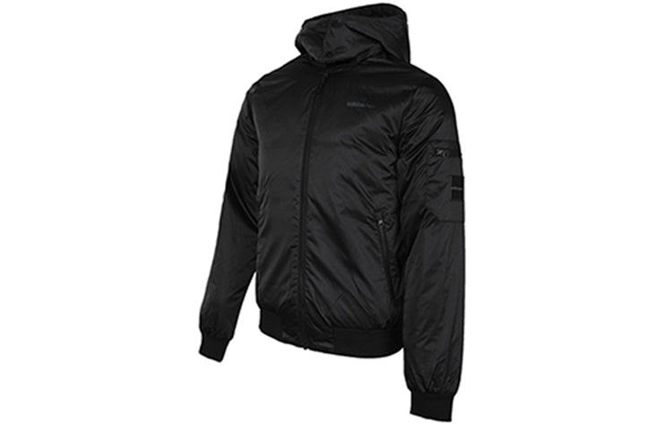 adidas neo protection against cold Stay Warm Sports hooded down Jacket Black EI4438