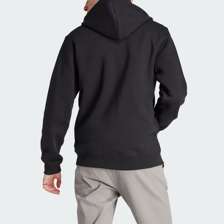 adidas Trefoil Full-Zip Hoodie Asia Sizing 'Black' IL2511