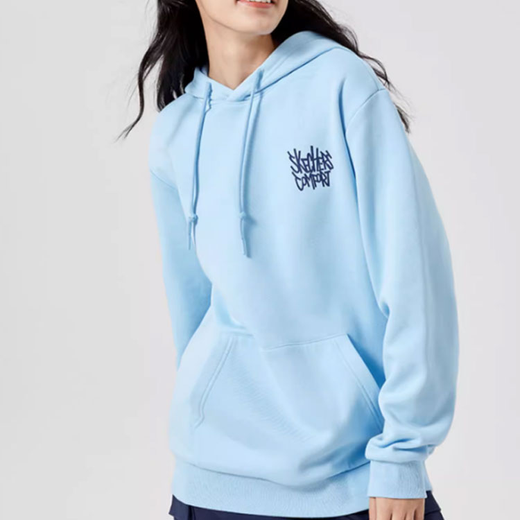 Skechers Graphic Hoodie 'Blue Black' L322U105-01CQ