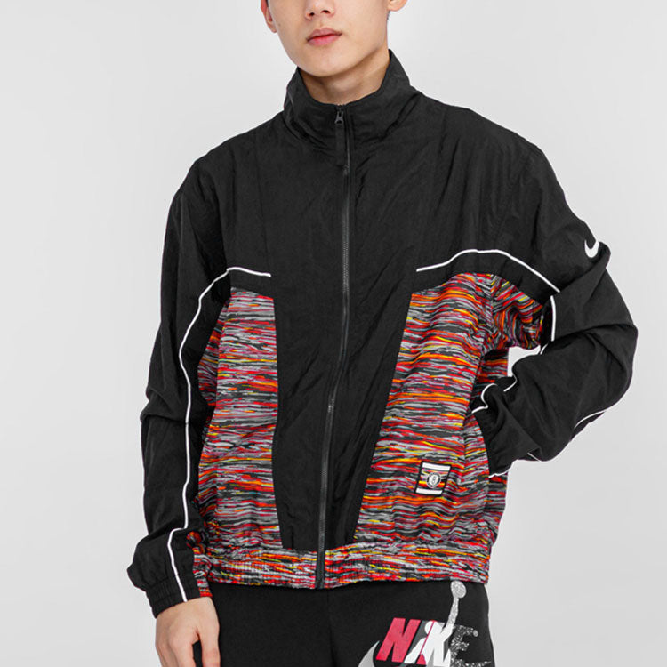 Nike NBA Brooklyn Nets Casual Sports Jacket Black CN5471-010