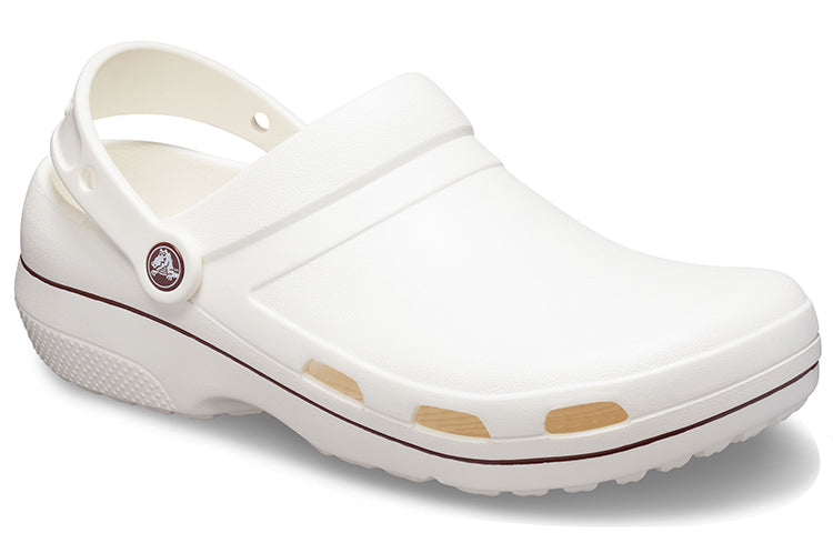 Crocs Wear-Resistant Cozy Sports Unisex White Brown Sandals 'White Brown' 205883-0FW