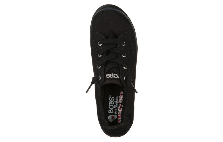 (WMNS) Skechers Bob's Beach Bingo Low-Top Sneakers Black 31963-BBK