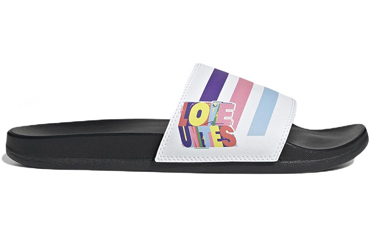 adidas Adilette Comfort Sandals 'White Purple Pink' GZ4690