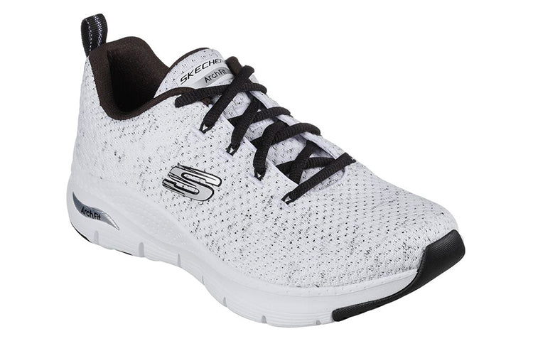 (WMNS) Skechers Arch Fit 'Glee For All - White Black' 149713-WBK