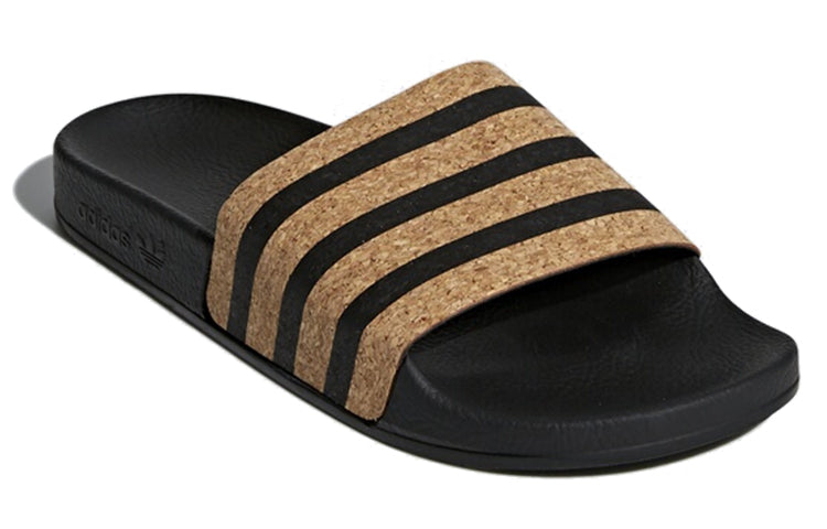 (WMNS) adidas Adilette 'Black Cork' CQ2237