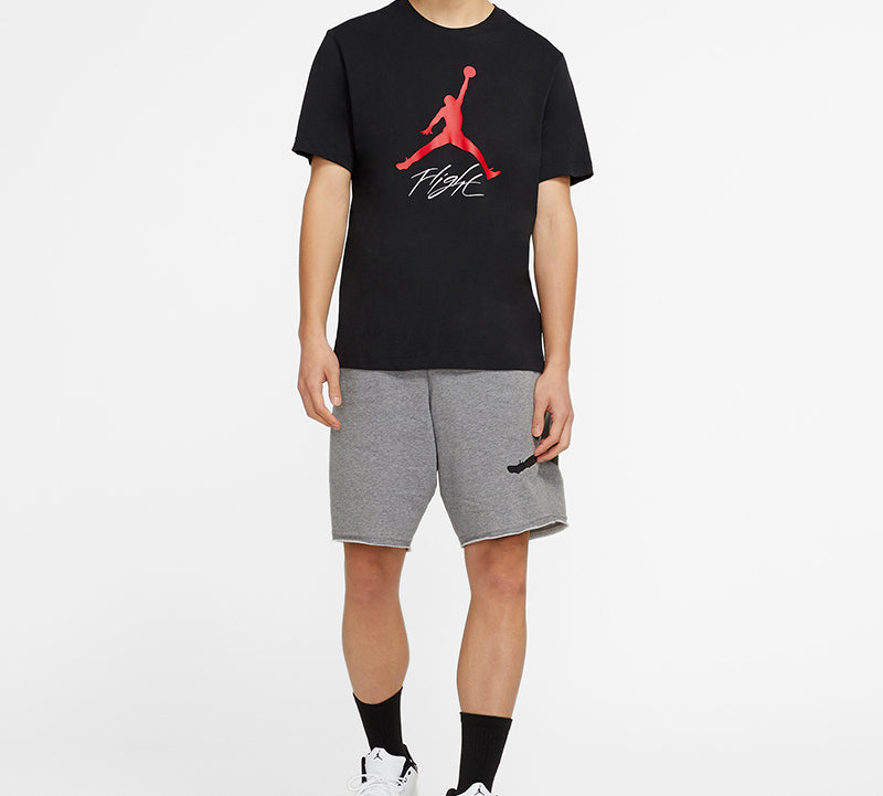 Air Jordan Flight Large Logo Short Sleeve Black CW0394-010