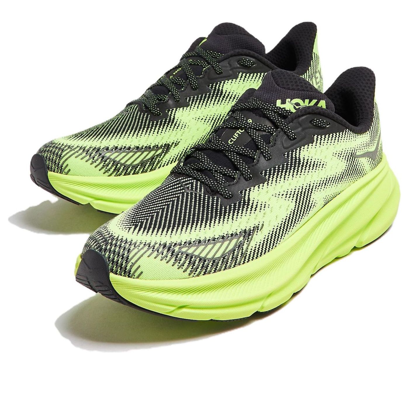 HOKA ONE ONE Clifton 9 Gore-Tex TS 'Black Lettuce' 1159910-BKLT
