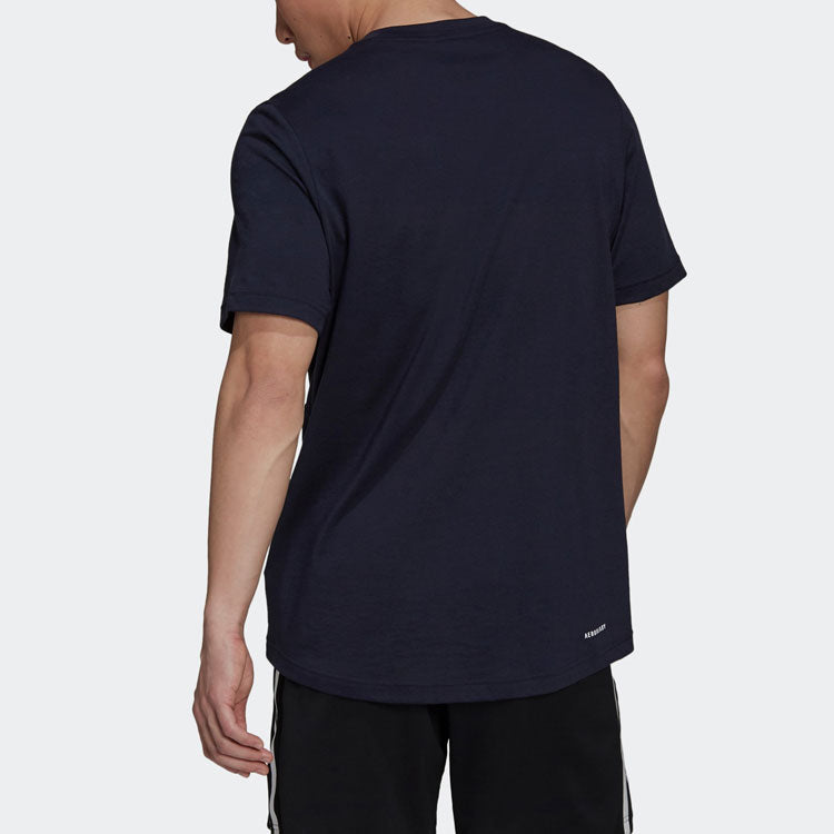 adidas AEROREADY Designed 2 Move Feelready Sport Logo T-Shirt 'Legend Ink' H30255