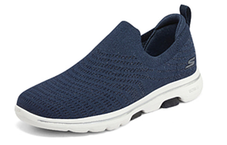 (WMNS) Skechers go walk 5 'coastal view -Navy White' 124250-NVW