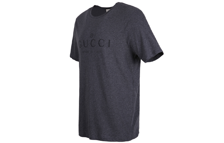 Gucci Logo Cotton T-Shirt 'Grey' 441685-X3A80-1200