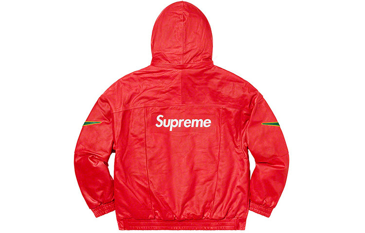 Supreme X Nike FW19 Leather Anorak 'Red' SUP-FW19-10725