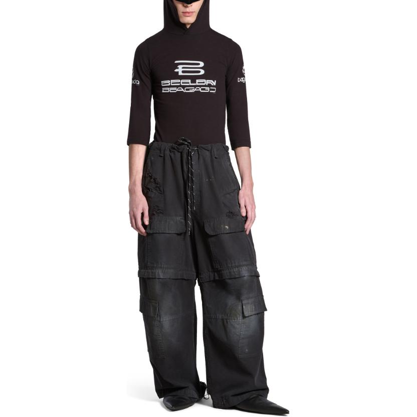 Balenciaga Large Cargo Pants 'Black' 790982TKP271000