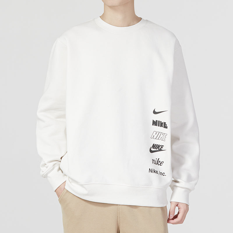 NIKE Multi-label Logo Sweaters 'White' DX0782-030