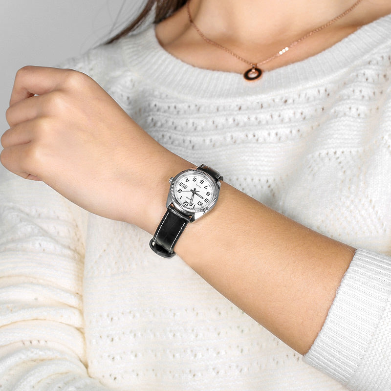 CASIO Quartz Waterproof Black Analog LTP-1302L-7BV