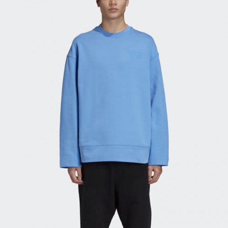 Men's Y-3 Classic Logo Long Sleeves Blue FN3367
