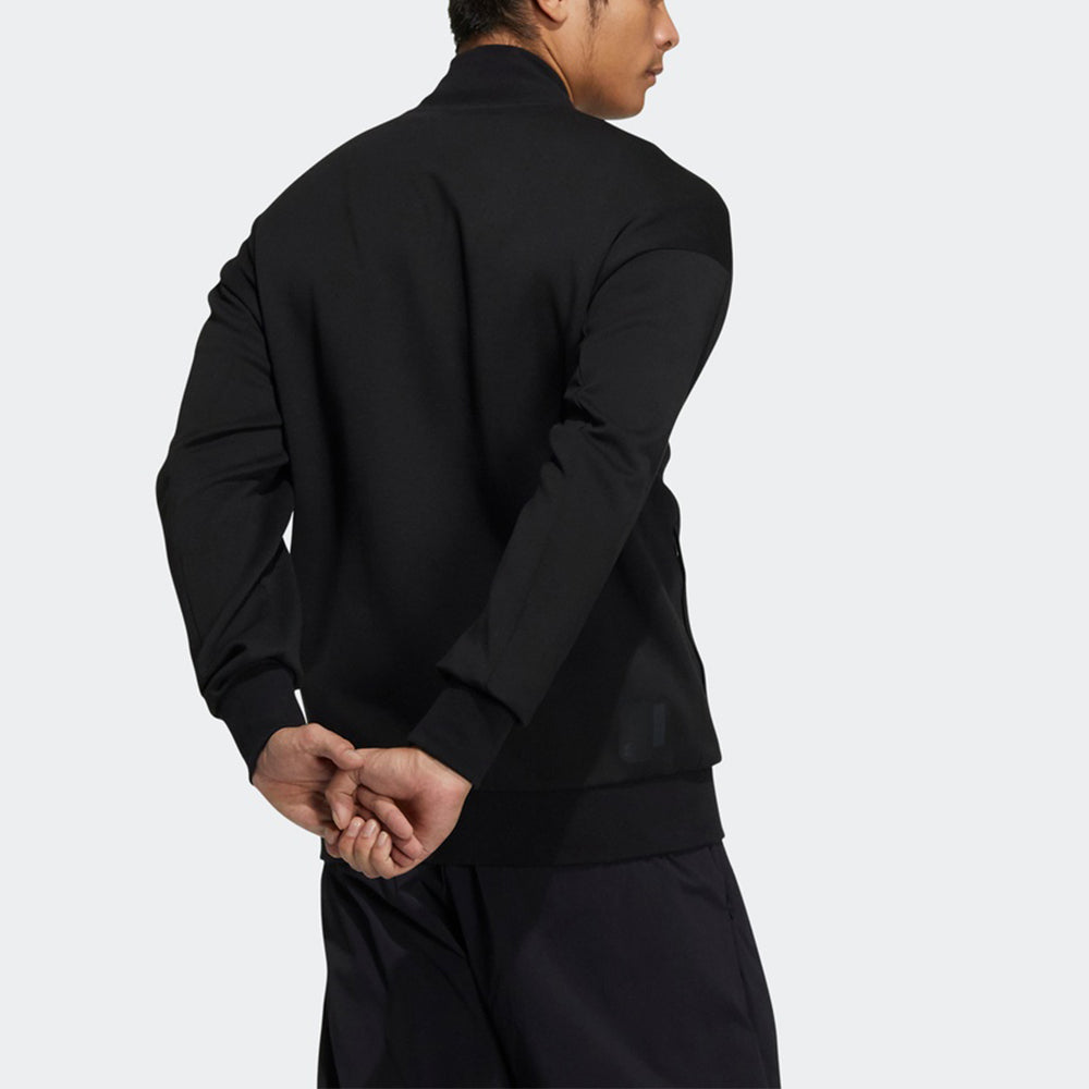 Men's adidas Martial Arts Series Logo Printing Sports Jacket Black H39208