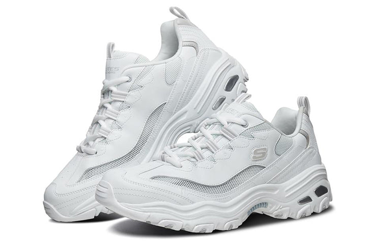 Skechers D'Lites 1.0 low Running Shoes Grey/White 666090-WLGY