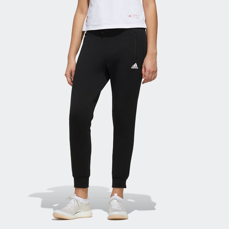 (WMNS) adidas Training Knitted Pants Asia Sizing 'Black' EH3893