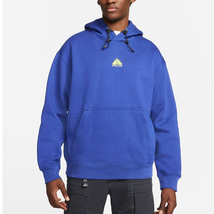 Nike ACG Therma-Fit Solid Color Logo Embroidered hooded Long Sleeves Unisex Blue DH3087-455