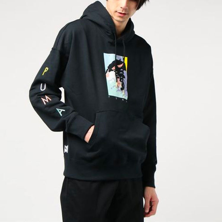 PUMA Fierce Cat Graphic Hoodie 'Black' 579093-01