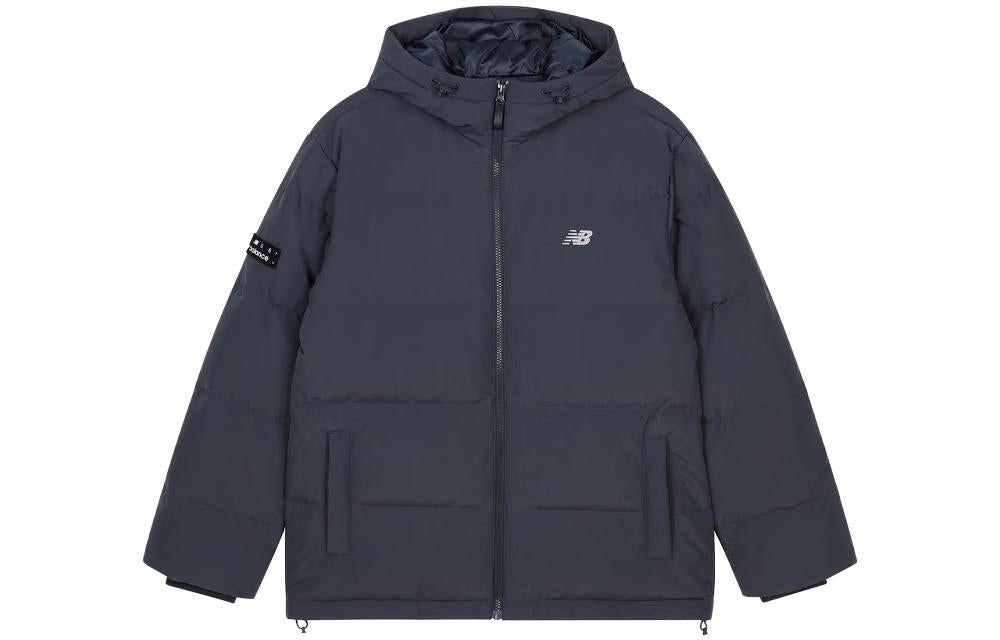 New Balance Logo Puffer Jacket Asia Sizing 'Navy' AMJ33339-ECL