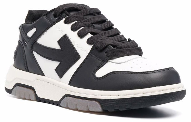 Off-White Out Of Office Low-Top Sneaker 'Black White' OWIA259F21LEA0010107