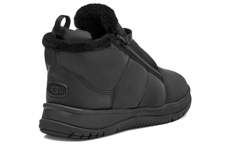 (WMNS) UGG Lakesider Zip Puff 'Black' 1121017-BLK