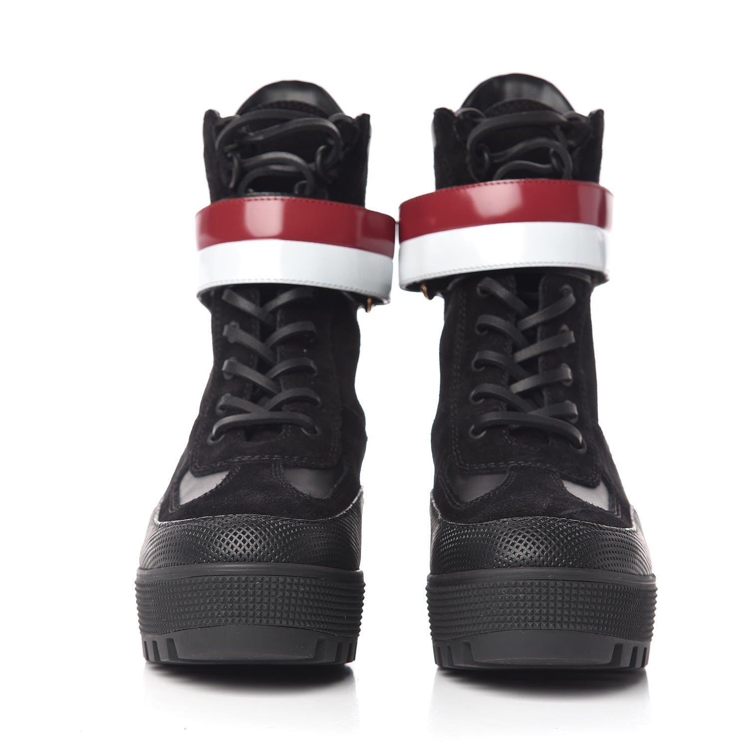 (WMNS) LOUIS VUITTON Laureate Platform Desert Boots 'Black' 1A4FDU