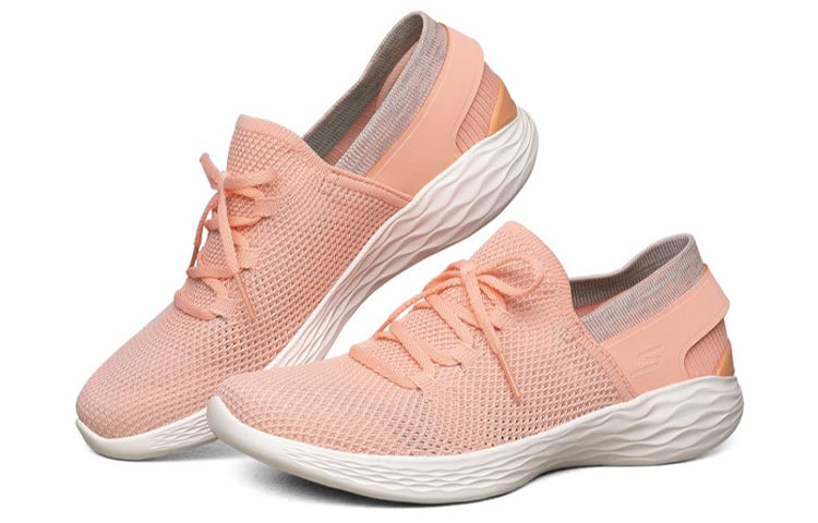 (WMNS) Skechers You Running Shoes Pink 14960-PCH