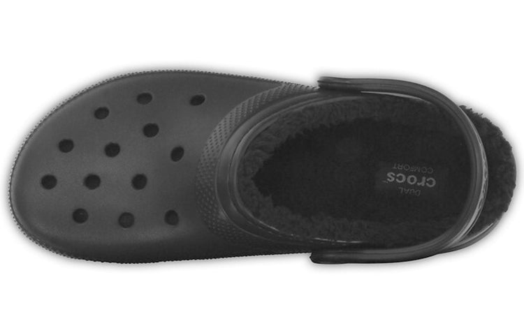Crocs Stay Warm Wear-Resistant Cozy Sports Unisex Black Sandals 204563-060
