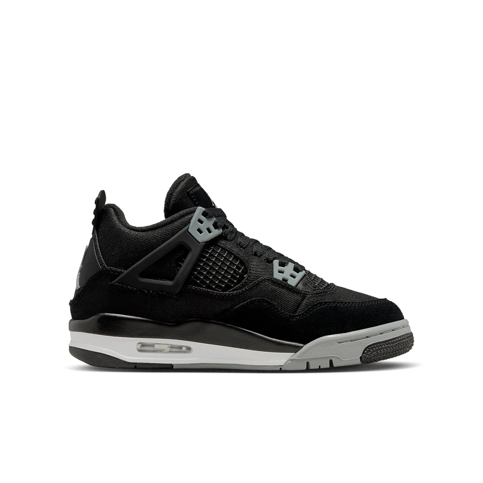 (GS) Air Jordan 4 Retro SE 'Black Canvas' DV0553-006