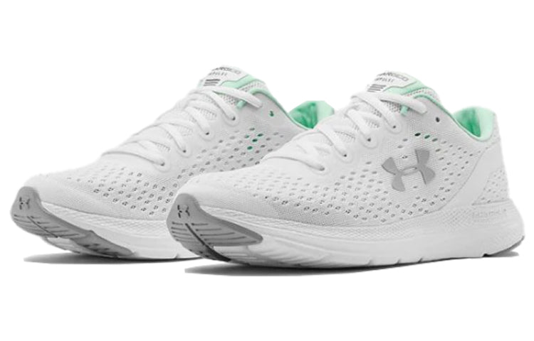(WMNS) Under Armour Charged Impulse 'White Green' 3021967-103